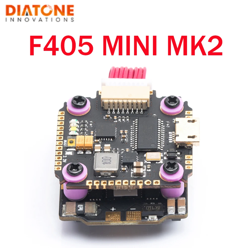 Контроллер полета Diatone MAMBA F405 Mini MKII Betaflight и 25A ESC 2 4S DSHOT600 stack FPV Racing Brushless для RC|Детали