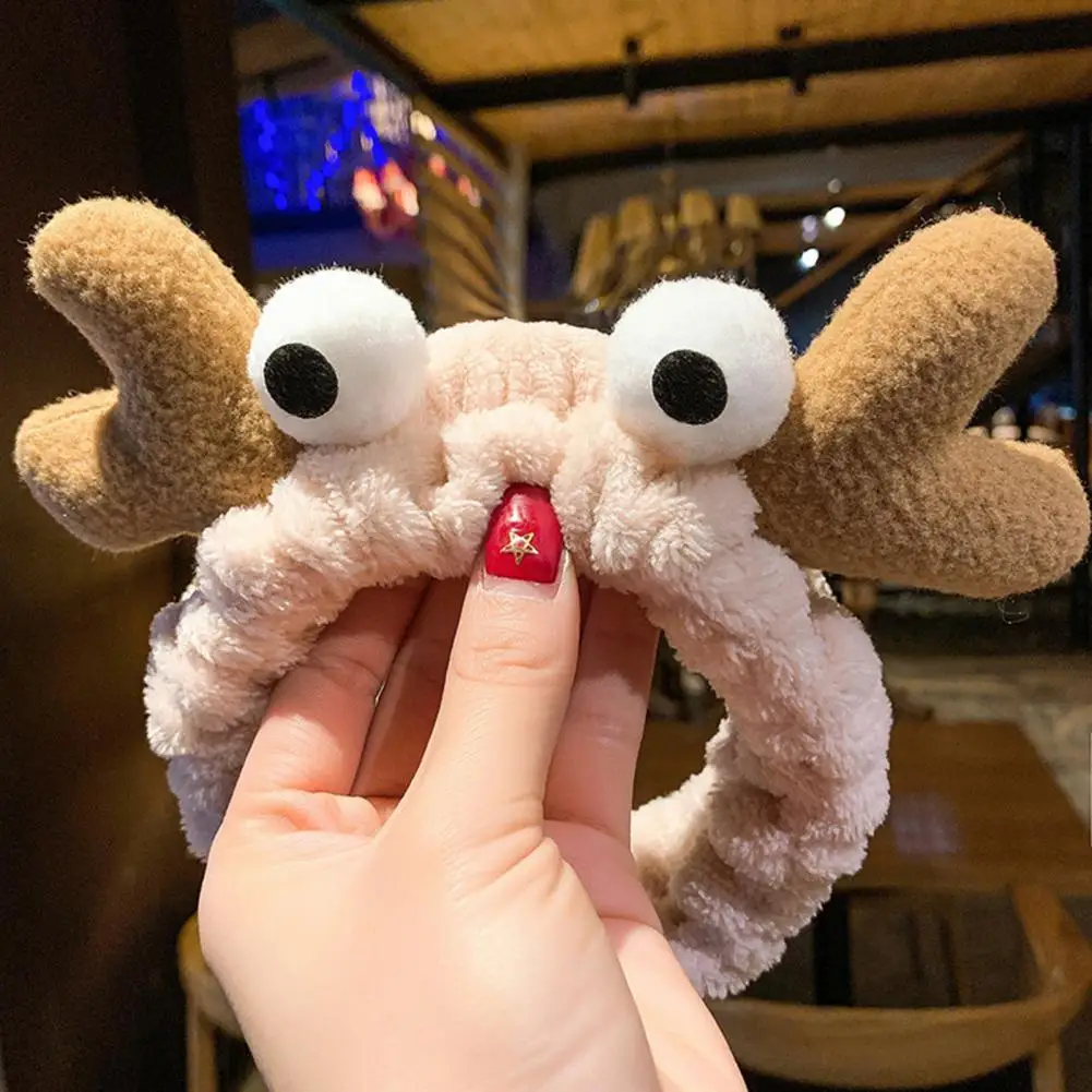 

Korean Style Cute Hair Tie Rabbit Non-slip Women Carrot Elk Elastic Hair Band Headwear