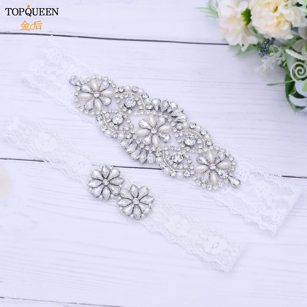 TOPQUEEN Подвязки для невесты пояс подвязки модные мягкие сексуальные женские