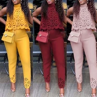 tracksuit women clothes sets 2022 new elegant summer outfits 2 piece woman suit 2022 fashion sleeveless tops and pants set s 3xl