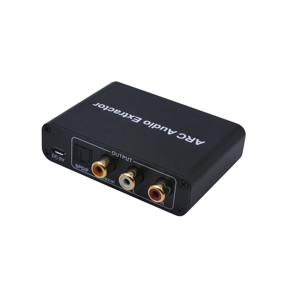 

Аудиоадаптер ARC, коаксиальный, SPDIF, RCA, 3,5 мм, для автомобиля, ТВ, ПК, наушников