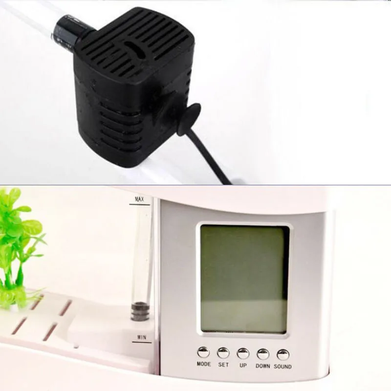 Фото Настольная мини-лампа с usb-разъемом, маленькая многофункциональная Экологичная декоративная лампа для аквариума, офиса, ночсветильник для украшения аквариума №2