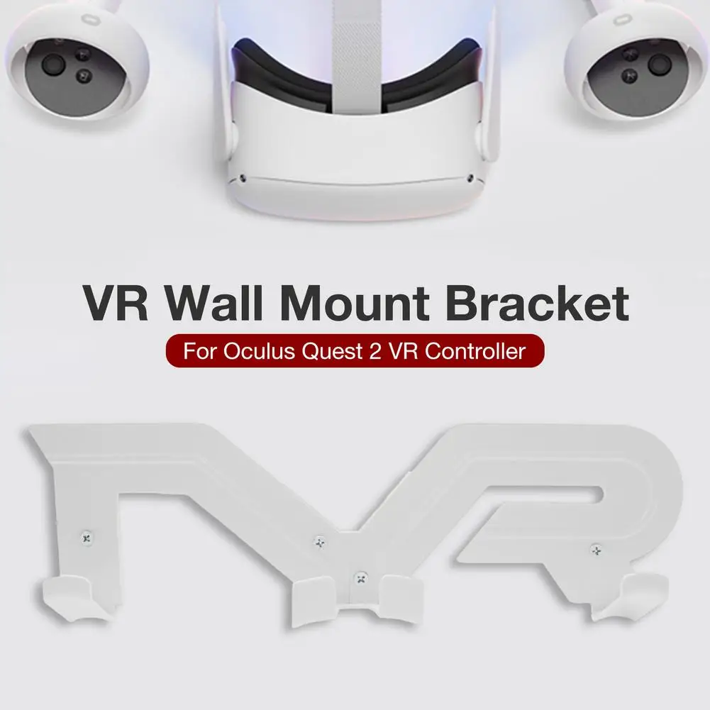 

VR Wall Mount Bracket Headset Holder For Oculus Quest 2 Slim Wall Mounted VR Headset Display Holder Bracket Accessories