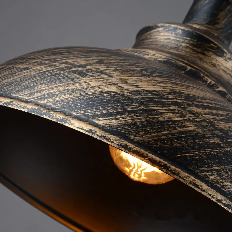 Светодиодные подвесные светильники в стиле ретро старинная бронзовая лампа