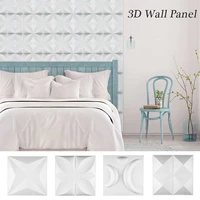 12pcsset 3d wall panel decoration ceiling tiles stickers waterproof wall paper background diy for living room tv backdrop decor