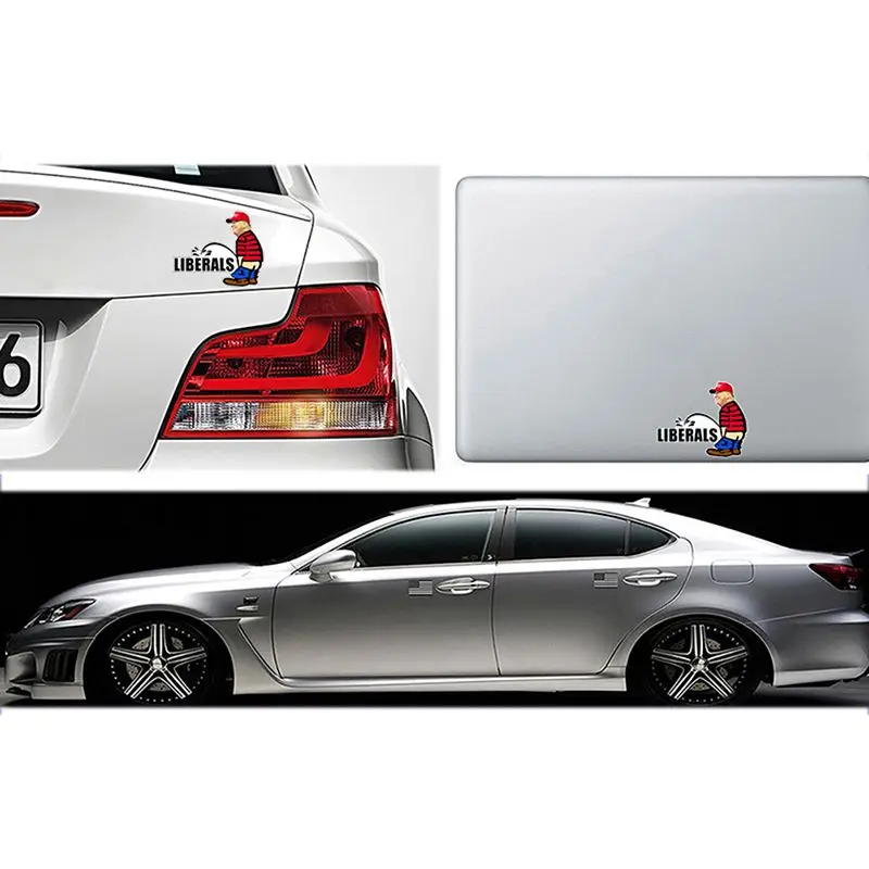 Коллекция 2019 года наклейки на бампер с изображением очков Дональда Трампа