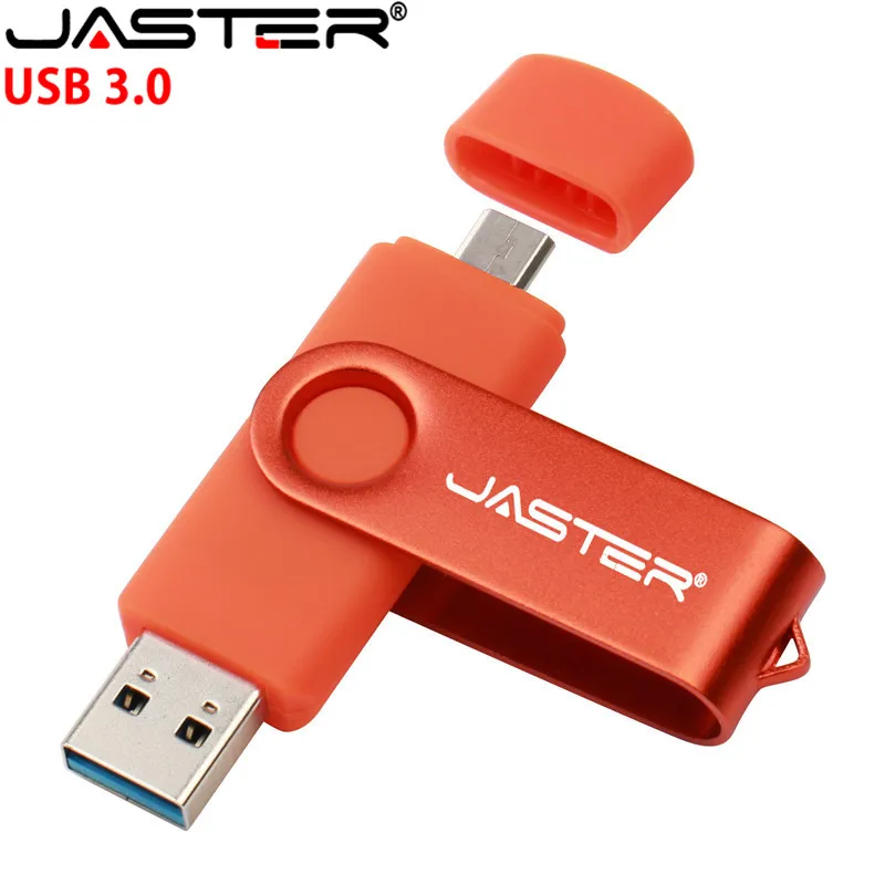 Высокоскоростной OTG USB флеш накопитель JASTER флэш на 16 ГБ Usb диск 32 64 128 флешка 3 0 для