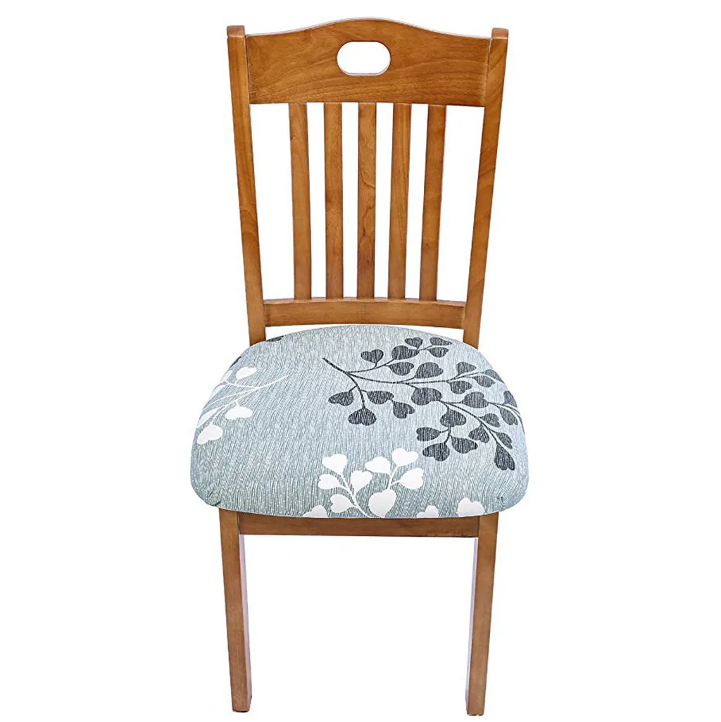 Чехлы для стульев с принтом чехлы столовой Защитные дома 4 шт. Эластичный