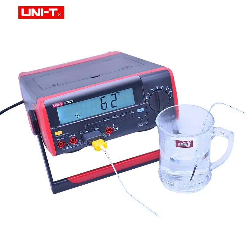 Цифровой мультиметр UNI-T True RMS UT803 вольтметр амперметр постоянного и переменного