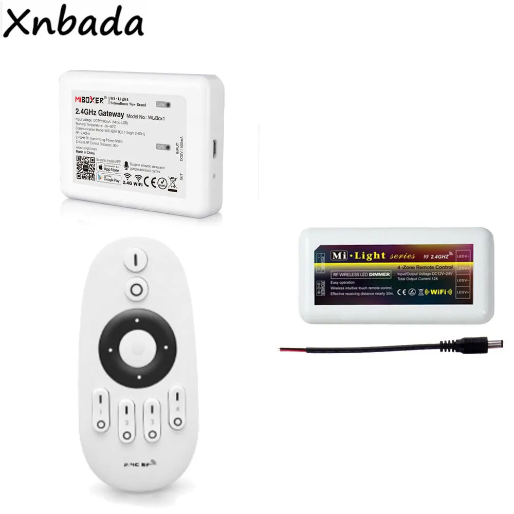 Светодиодный контроллер Milight WL BOX1 MiBoxer 2 4G FUT007 CCT Rmote CW/WW одноцветный светодиодный