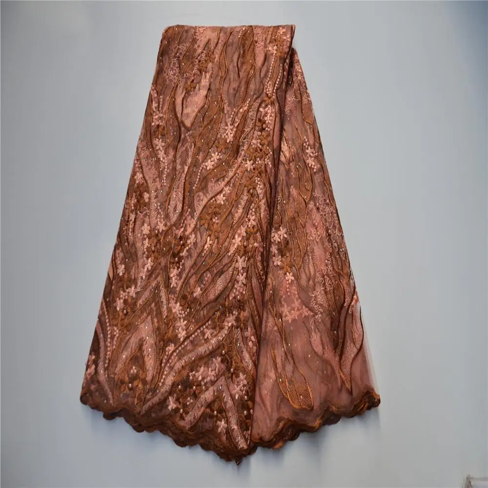 2020 новейшая африканская кружевная ткань с вышивкой нигерийское Сетчатое кружево