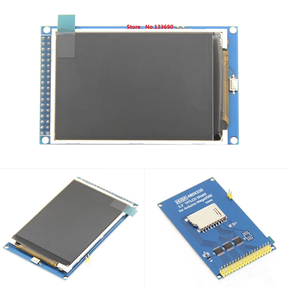 Цветной ЖК модуль TFT 3 2 дюйма 2x320 480*2560 Ultra HD ILI9486/ILI9481 16 бит без сенсорной поддержки