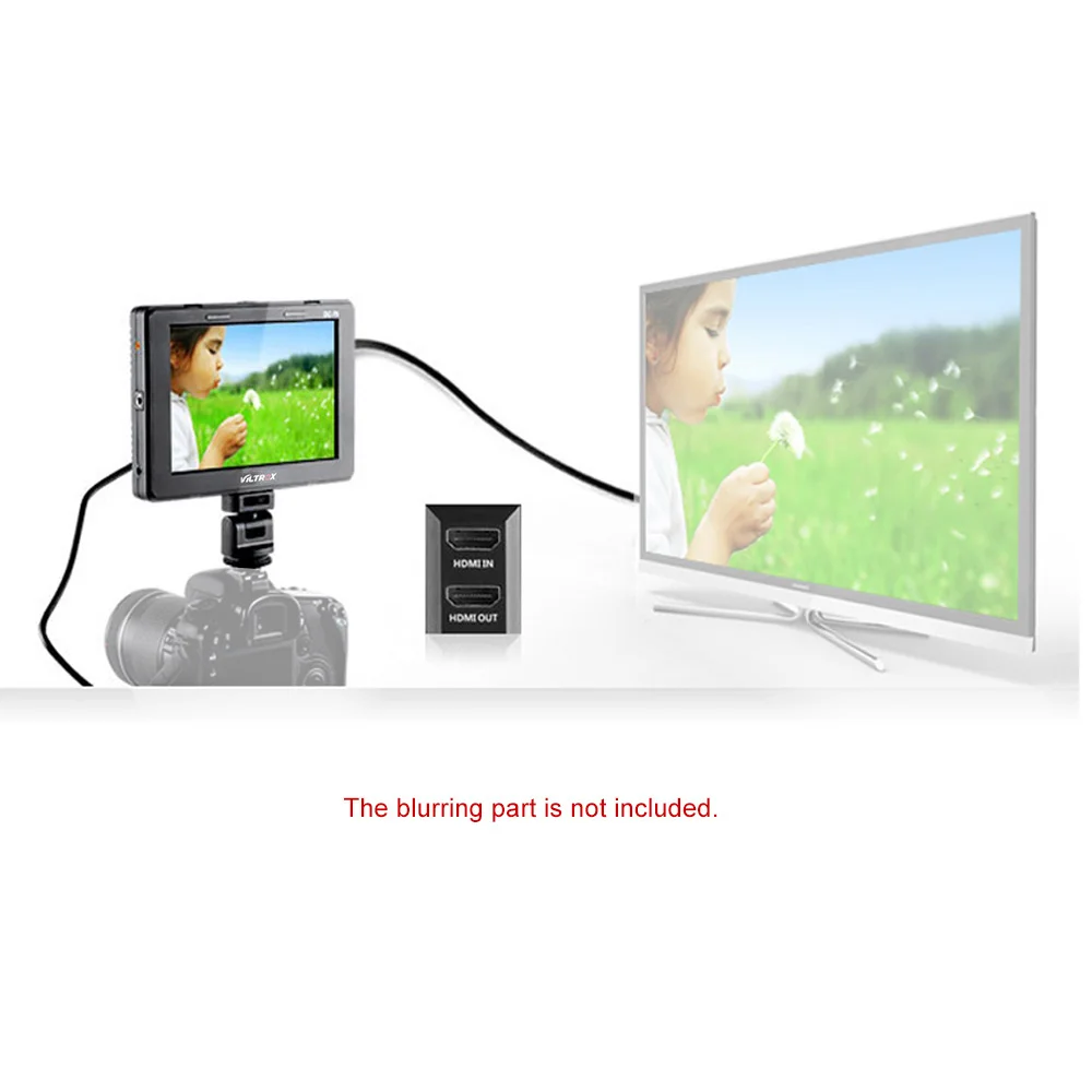 VILTROX DC 70II 1024*600 7 ''цветной TFT LCD HD монитор HDMI AV вход для цифровой зеркальной