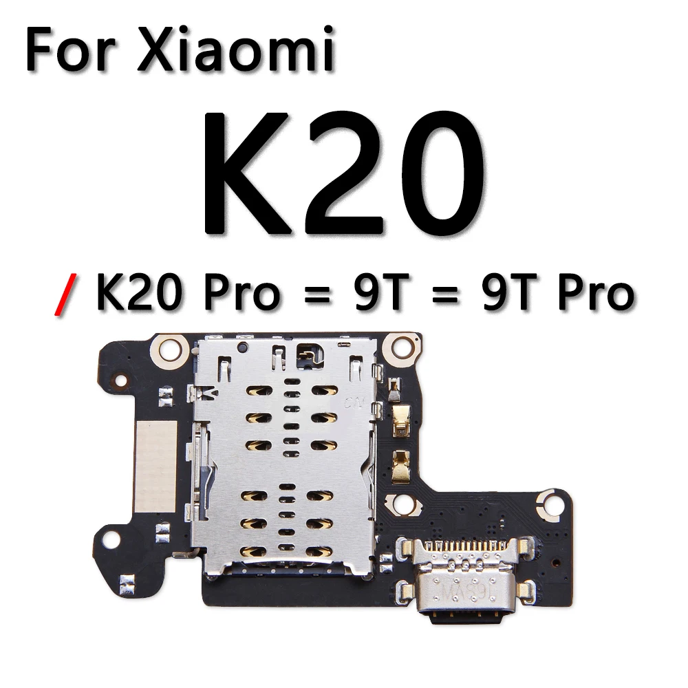Для Xiaomi Redmi Note 7 7A 8 8A 9 9A 10 10X K20 K30 Plus Pro Mic USB зарядное устройство плата Порт