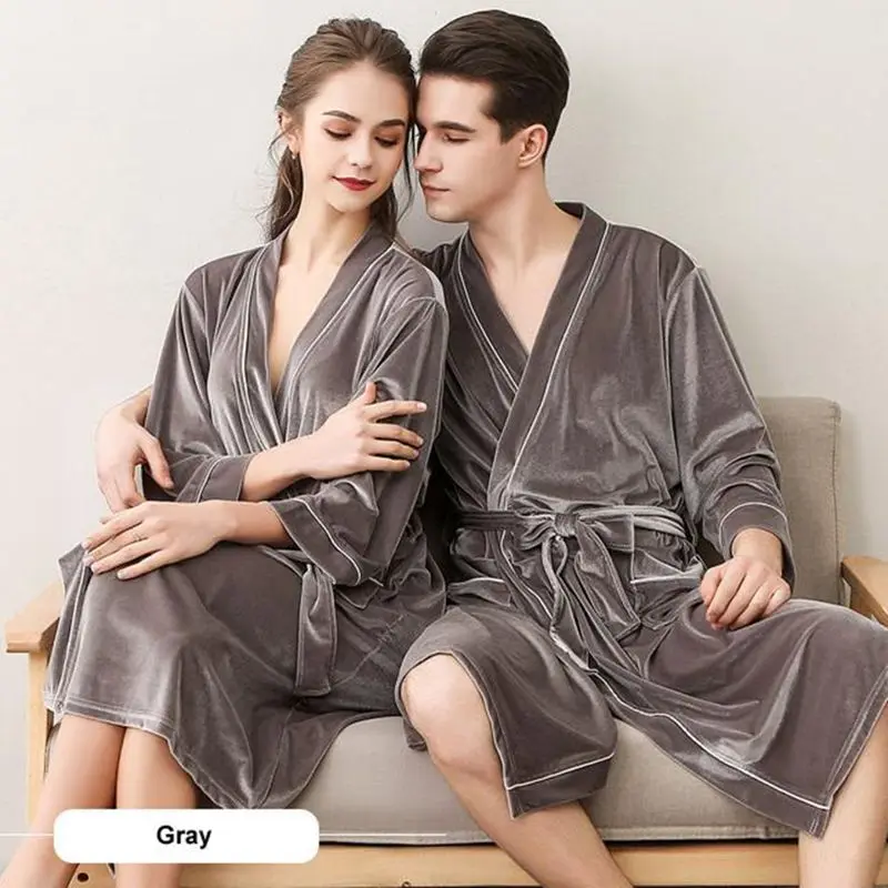 Женский домашний халат банный для подружки невесты Свободный теплый Свадебный