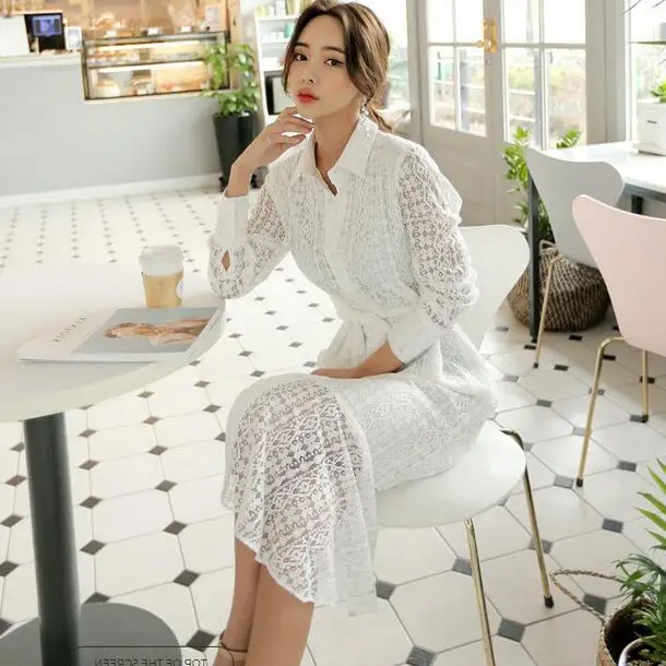 Рождественские предложения ажурное кружевное женское длинное платье