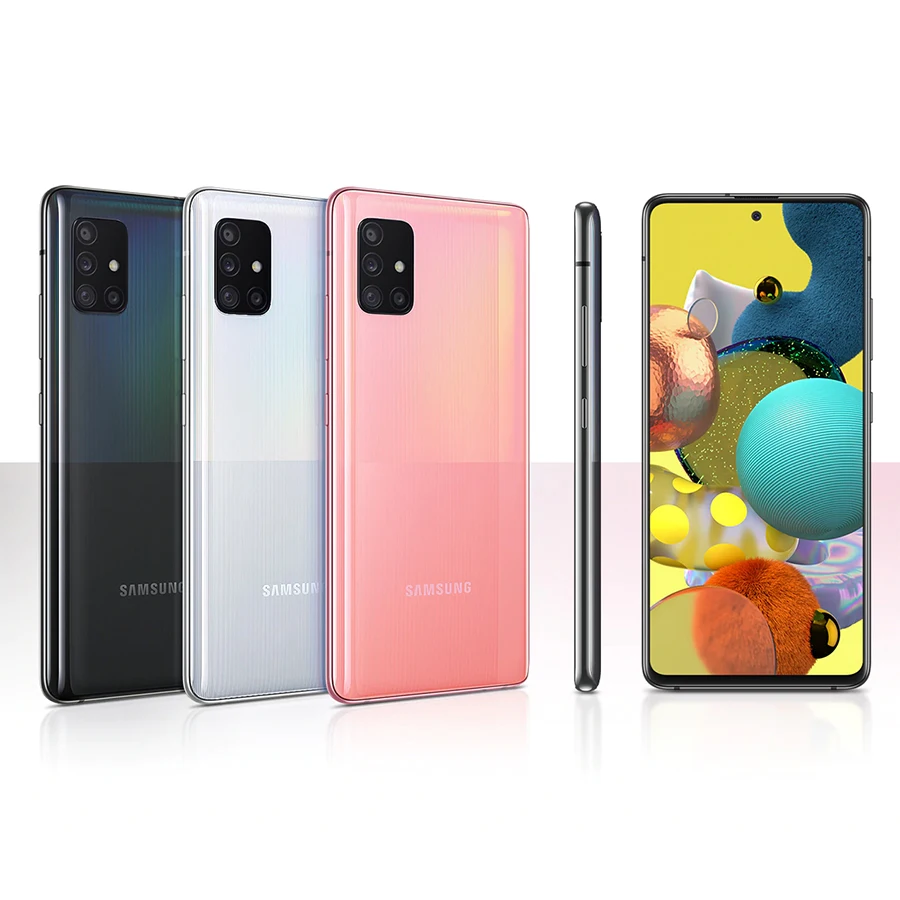 2020 оригинальный Samsung Galaxy A51 A515F/DSN мобильный телефон 6 ГБ ОЗУ 128 Гб ПЗУ Восьмиядерный
