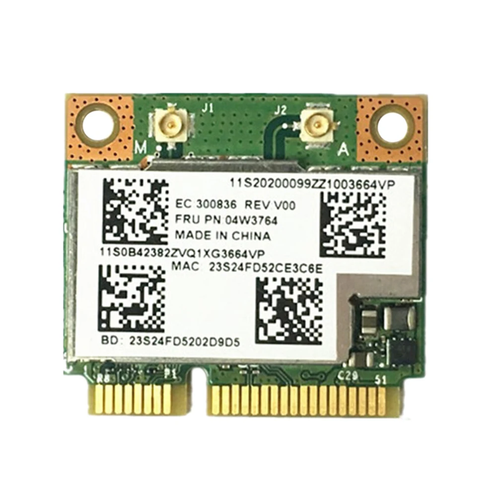 Electronic component 1*WLAN card 3*2.7Cm IBM Lenovo BCM943228HMB 04W3764 | Компьютеры и офис