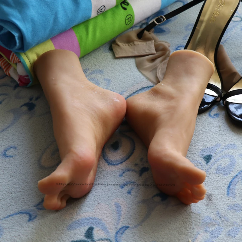 Шелковые чулки ювелирная модель мягкий манекен для ног силикагель высокое