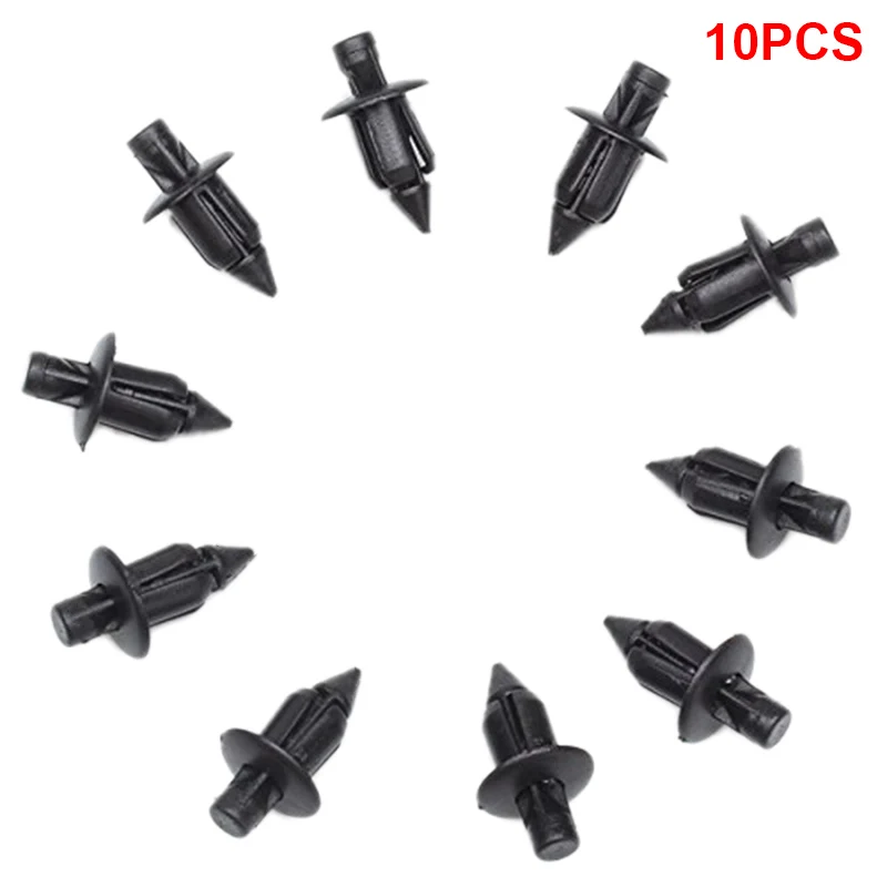 

New Hot 10x Car Plastic Fairing Rivet Setting Panel Fastener Clips 6mm 7mm 8mm Push Pin Fastener