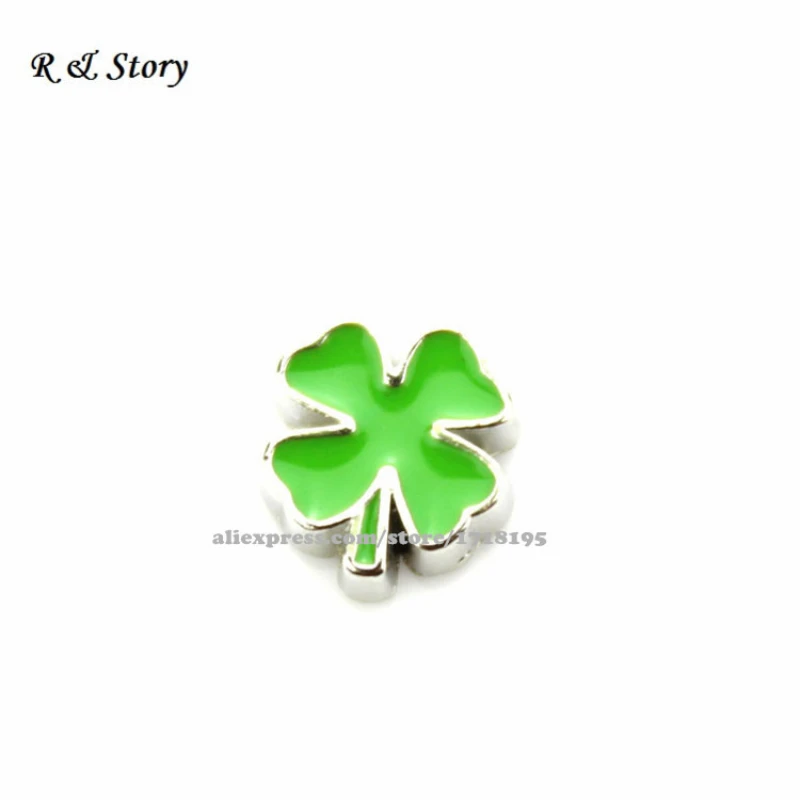 Подвеска Shamrock для плавающих медальонов четырехлистный клевер Плавающий Шарм St.