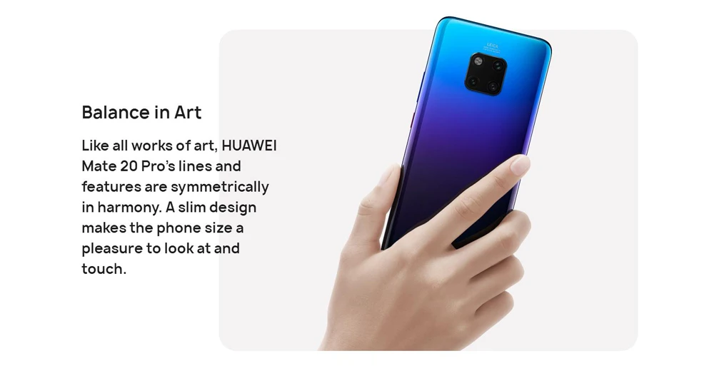 Мобильный телефон HuaWei mate 20 Pro 4G LTE Kirin 980 Android 9,0 6,3" 3120x1440 8 Гб ram 256 ГБ rom МП IP68 NFC