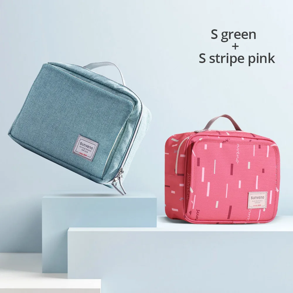 Green Stripepink Sunveno Сумка Для Подгузников Сумка Для Мамы Детские Сумки Для Пеленок Маленькая Сумка Для Хранения - Цвет: Green Stripepink