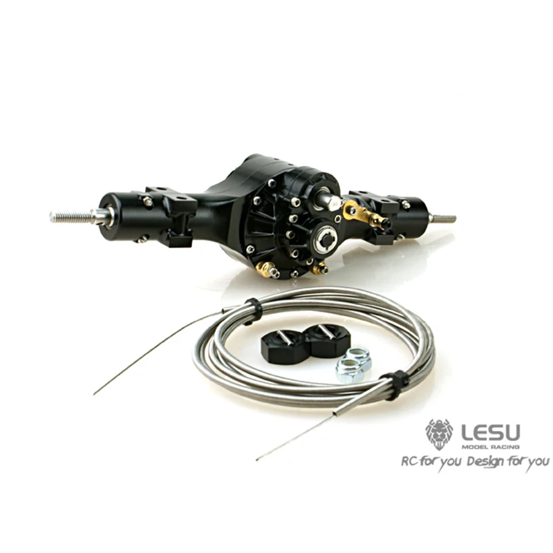 1/14 RC LESU Metal Rear Through Axle Differential Lock for TAMIYA Tractor Truck | Игрушки и хобби