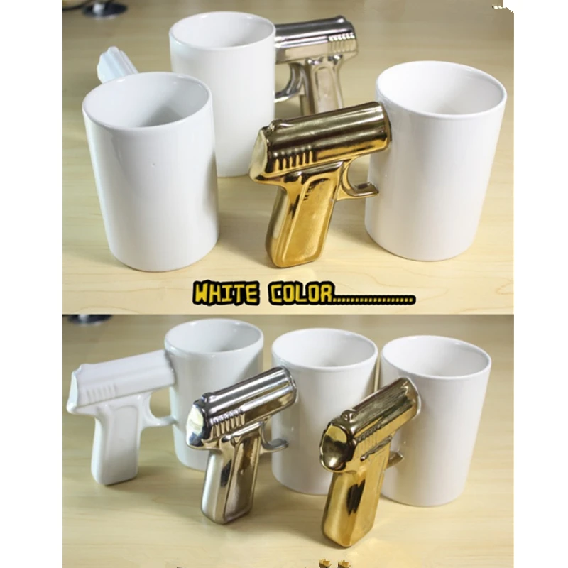 Новинка пистолет керамическая чашка для кофе и чая посуда напитков дома офиса