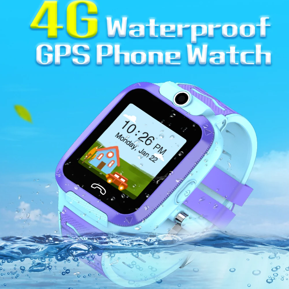 696 Q51 4G дети Смарт-часы Видеозвонок IP67 Водонепроницаемый gps+ wifi+ LBS Смарт-часы с функцией sos дети камера-трекер 600mAh батарея
