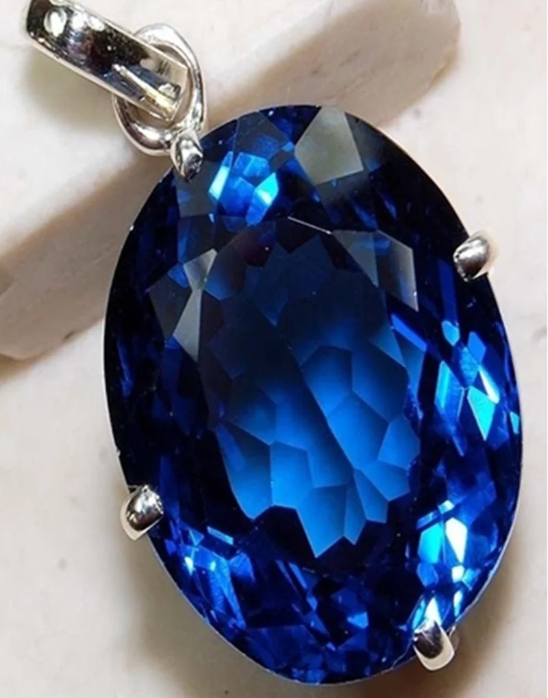 Элегантные розовые подвески в форме капли с большим кристаллом циркония для