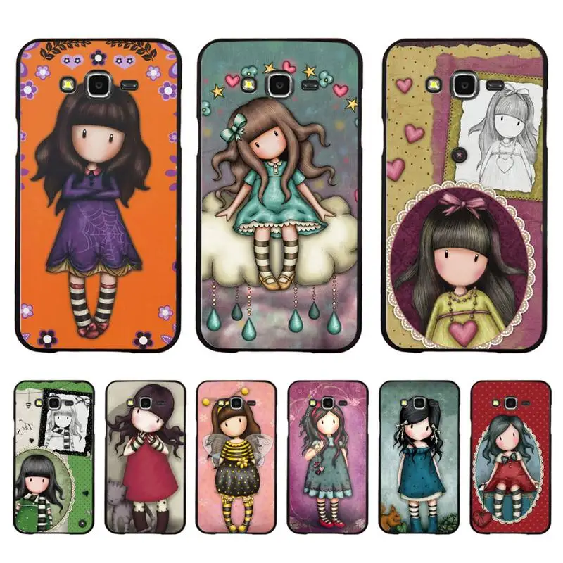 

Hot Cartoon Cute Girl Kid Art Phone Case For Samsung Galaxy J4plus J6 J5 J72016 J7prime cover for J7Core J6plus Back Coque