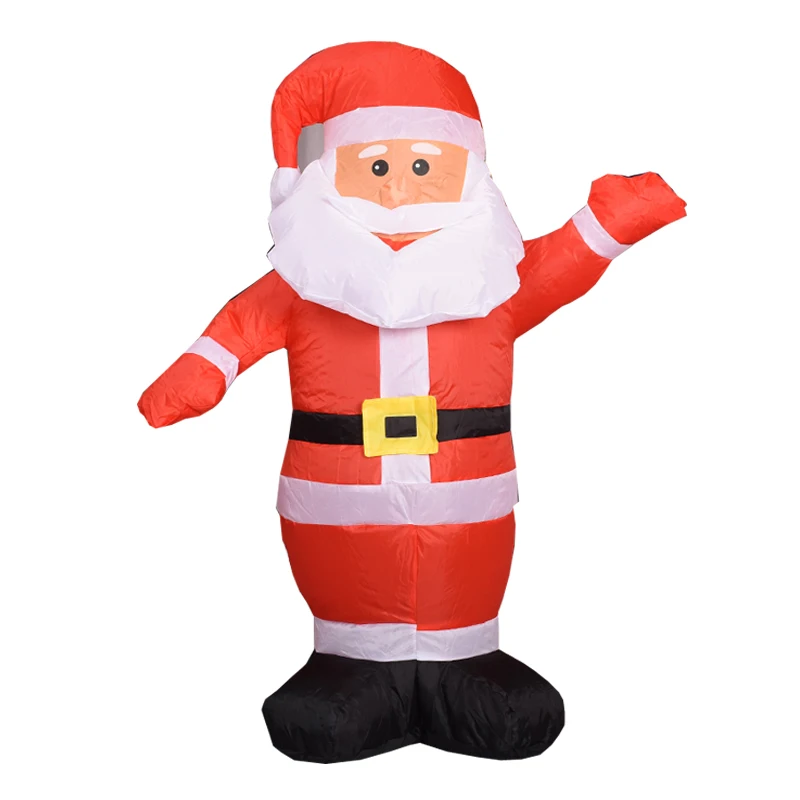 

Home Decor Santa Claus Large Inflatable Model Christmas Ornaments LED Lights-Fun New Year Cute Christmas Decorations For Home
