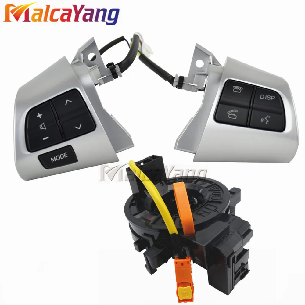 buttons with cables Кнопка управления звуковым рулевым колесом для YOTA COR OLLA A* DE150 N* DE150 NR* E150 ZR* E15 ZZ* E150 2010-2013 - Цвет: buttons with cables