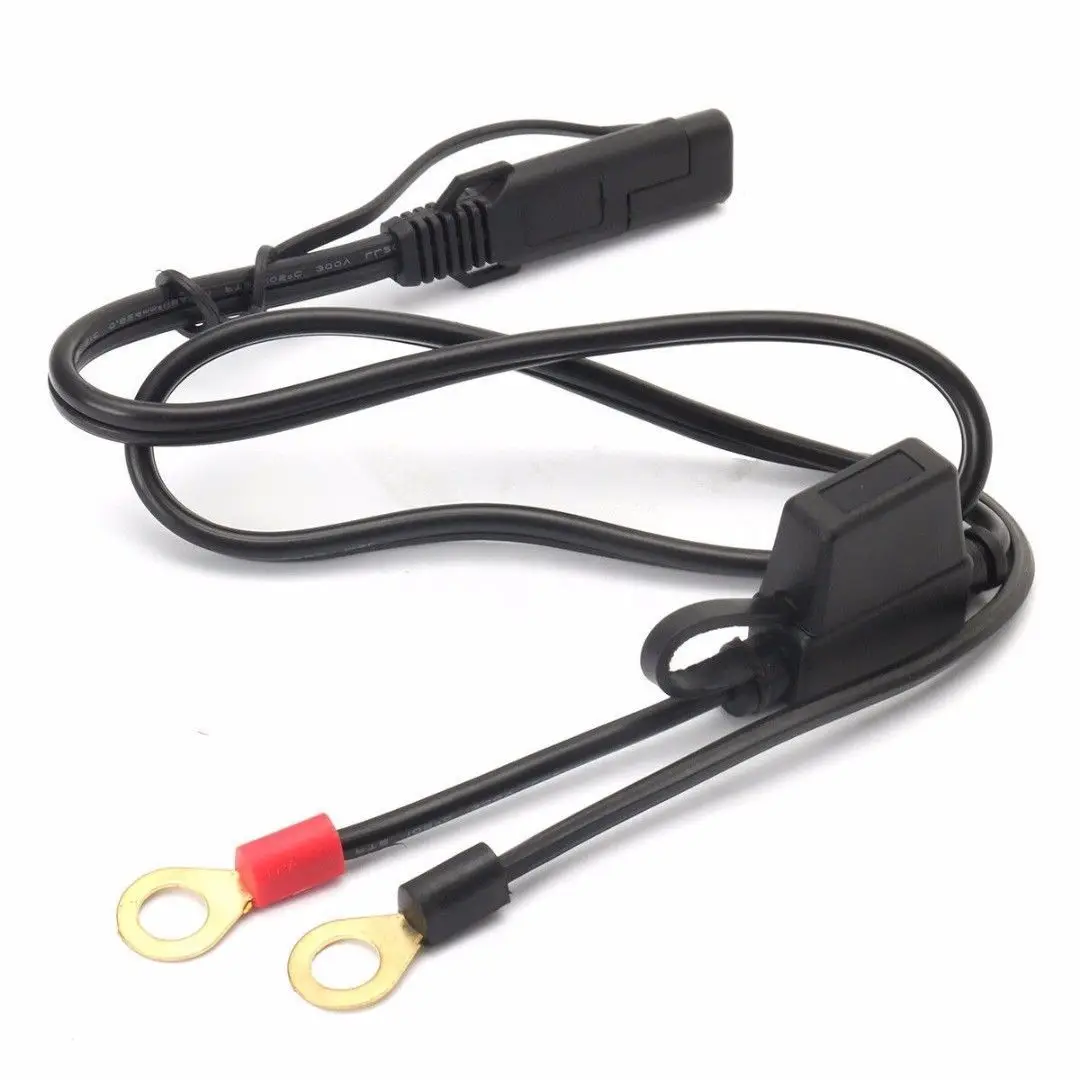 

12V Motorcycle Battery Charger Terminal Quick Disconnect Cable Motorcycle Battery Output Connector Wholesale Dropshipping