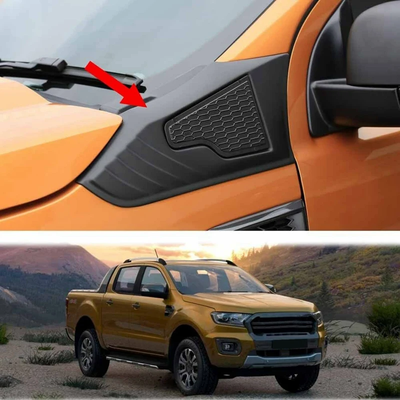 2 шт. декоративная накладка на боковое отверстие автомобиля для Ford Ranger T6 T7 2016 2017 2018