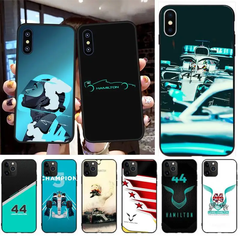 Милый чехол для телефона PENGHUWAN Льюис Гамильтон F1 Bling iPhone 11 pro XS MAX 8 7 6 6S Plus X 5S SE