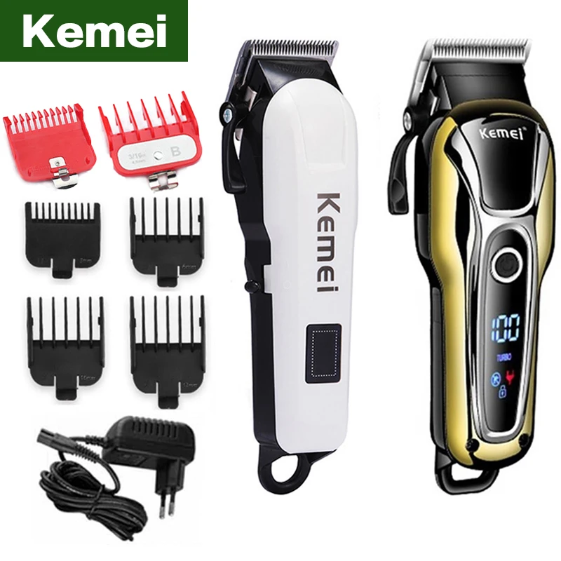 

Kemei Hair clipper professional Beard trimmers for men's Electric shaver barber Hair cutting machine shaving mower Hair cutter 3