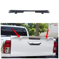 citycarauto blackwhite colour rear spoiler tail wing rear trunk cover fit for toyta hilux revo 2015 2017 rear spoilers