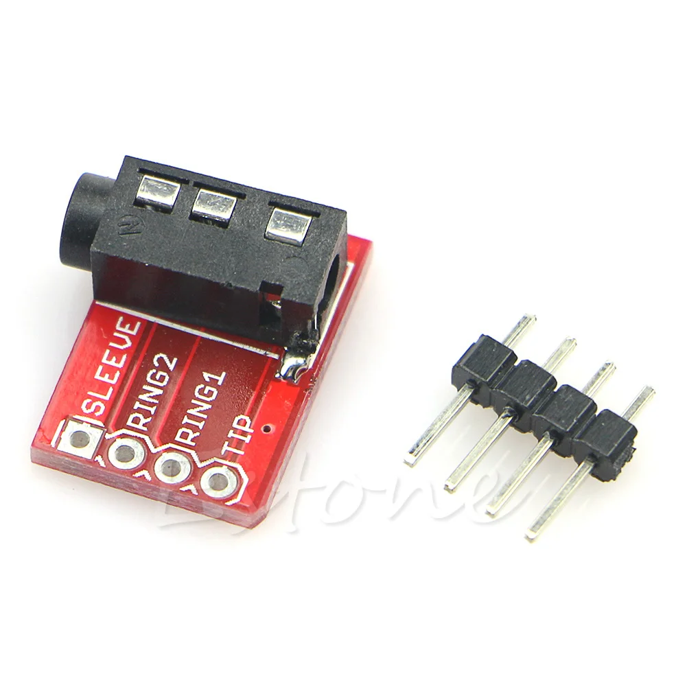 

1 Pc TRRS 3.5mm Jack Stereo Headset Audio Breakout Board Extension Module