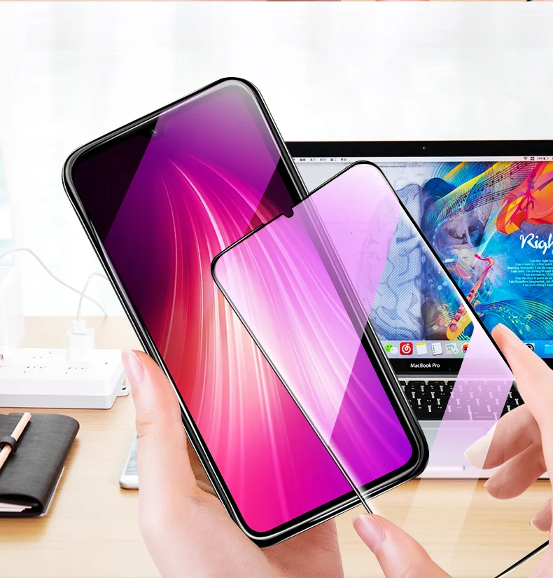 Закаленное стекло для Xiaomi redmi note 8 pro защита экрана redmi note 8 pro Защита камеры анти синий луч света Стекло конфиденциальности