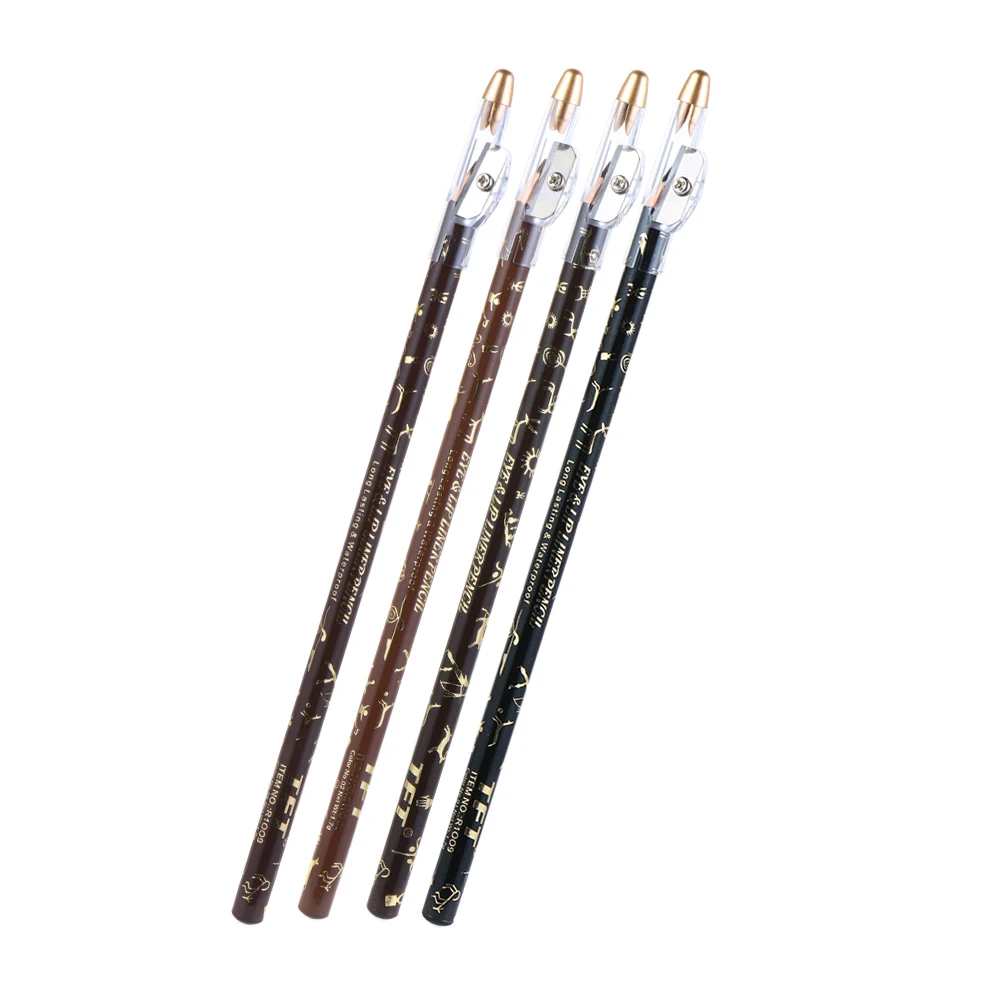 1 PC Waterproof Long-lasting Excellence Eyebrow Eyeliner Pencil Eye Makeup Beauty Tools Brown/Black With Sharpener Lid New | Красота и