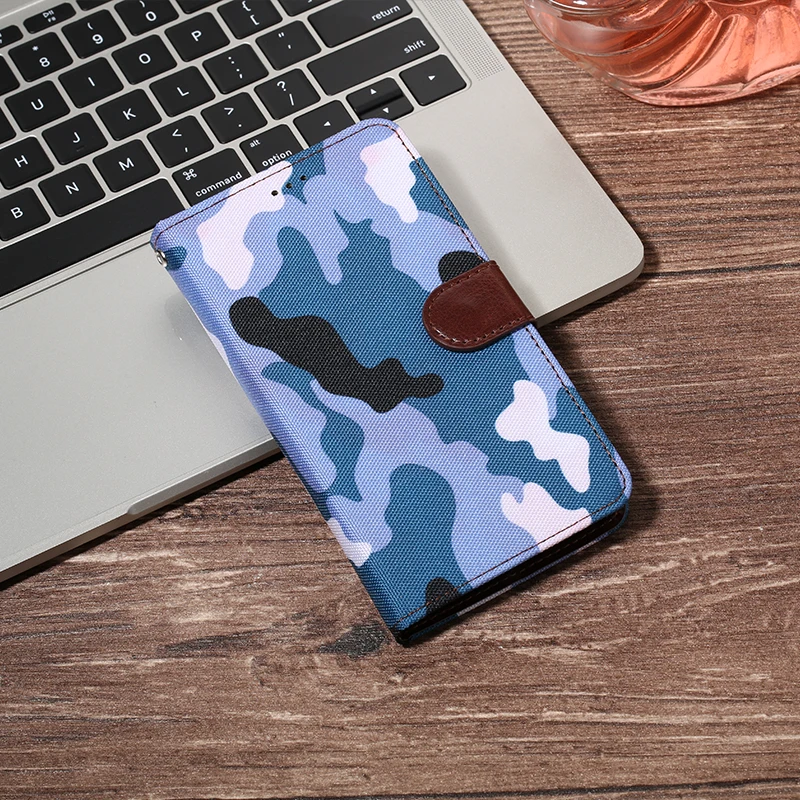 Камуфляжный кожаный чехол-бумажник армейского зеленого цвета для iPhone 6 6S 7 8 Plus iphone