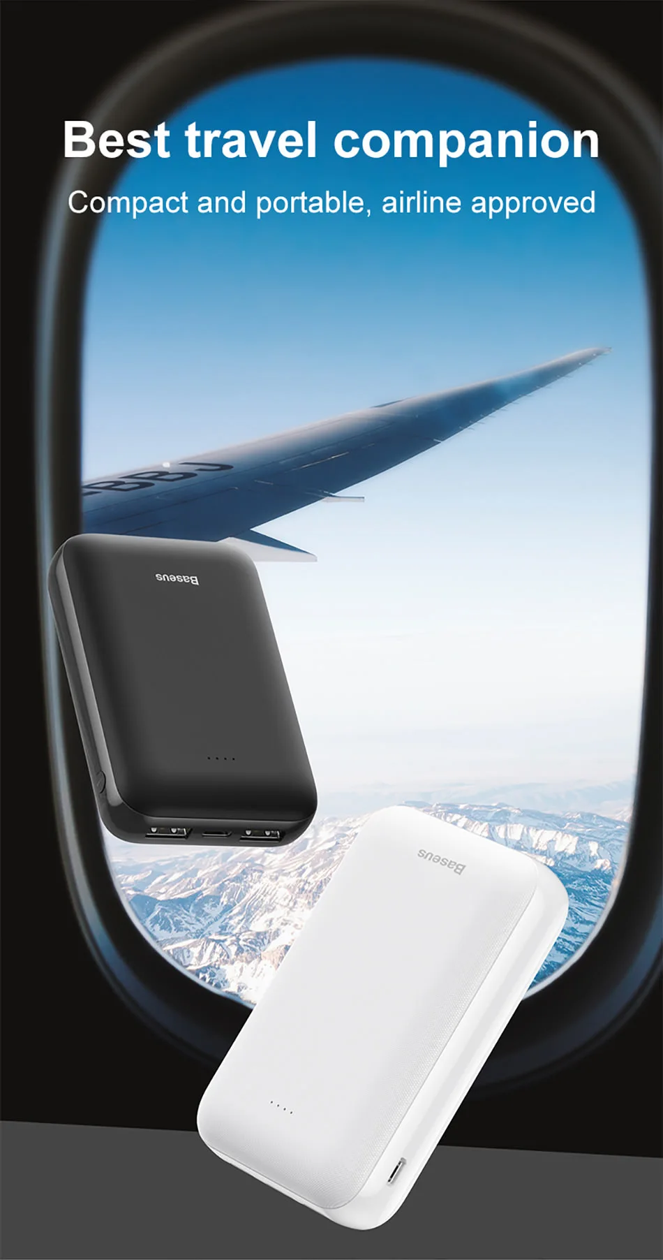 Baseus мини 10000 мАч Внешний аккумулятор USB C PD повербанк lcd 10000 мАч Внешний аккумулятор для iPhone Xiaomi портативное Внешнее зарядное устройство