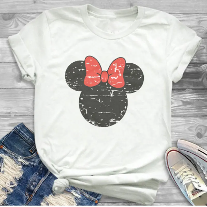 Женская футболка с принтом LINNA летняя повседневная коротким рукавом в стиле