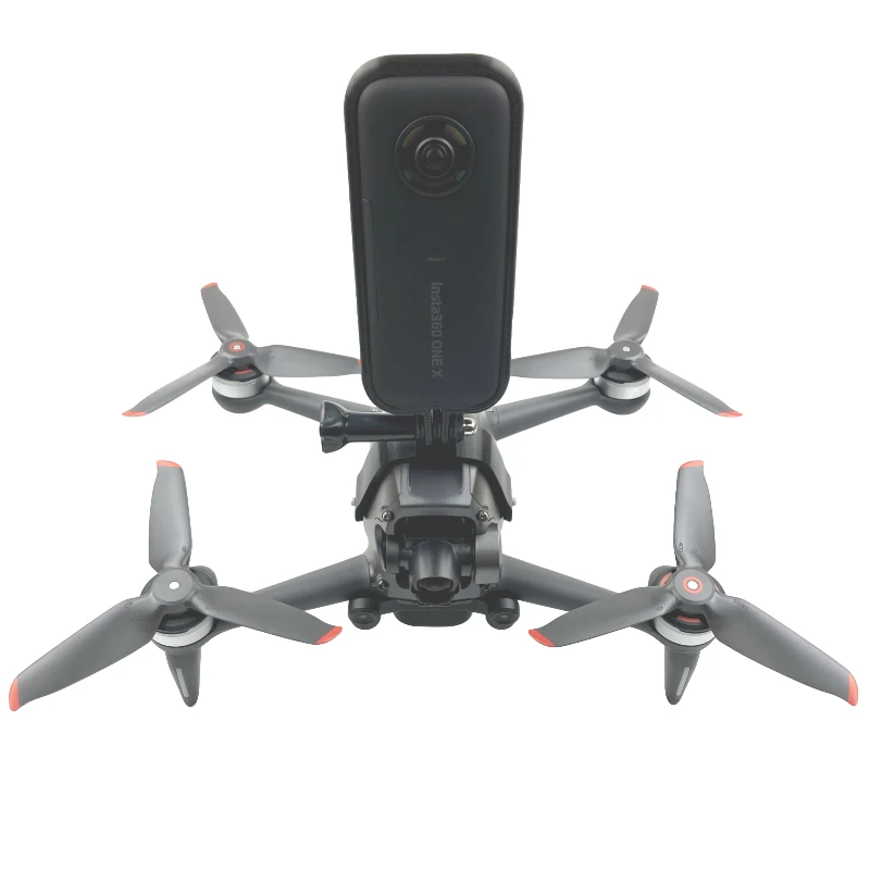 Кронштейн для камеры gopro /Osmo Action/Insta360 адаптер FPV Крепление ВЕРХНИЙ держатель DJI