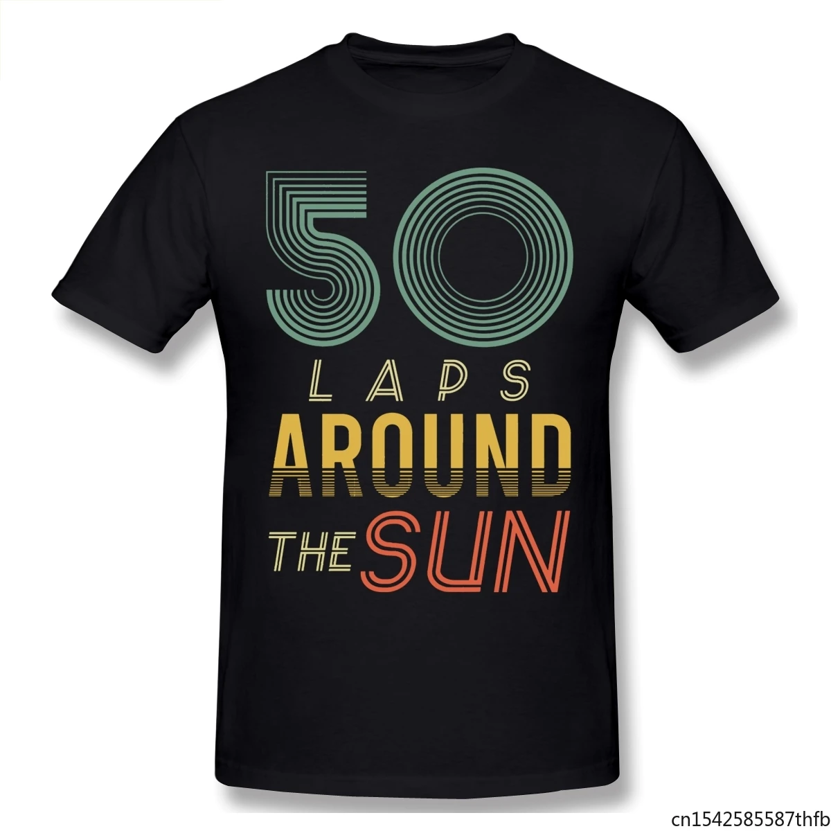 

50 Birthday Gift Vintage Men T Shirt Big Size Short Sleeve Funny T-shirts Four Seasons Tops Tees