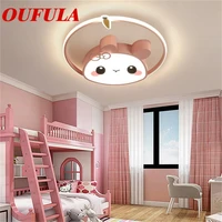 oufula childrens ceiling lamp radish and rabbit modern fashion suitable for childrens room bedroom kindergarten