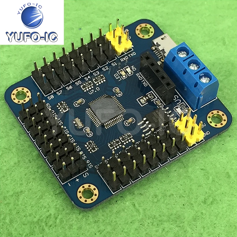 Бесплатная доставка 1 шт. Micro USB 16 сервоконтрольная плата сервострока (C2B5) |