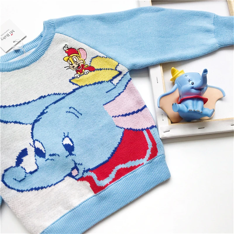 2019 Детские свитера с героями мультфильмов модный бренд вязаные изображением